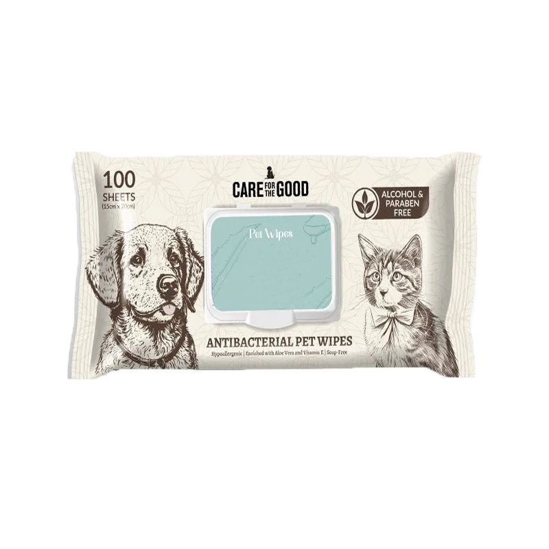 Pet antibacterial wipes